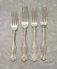 Lot of 4 Antique Silver Plate Southern Pacific Steamship SS Momus Forks Flatware picture