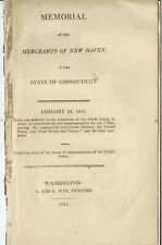 original 1811 Connecticut Merchants complaint to Congress on West Indies trade picture