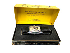 Popeye Wrist Watch 1930s Rare New Haven Character Watch - King Features WITH BOX picture