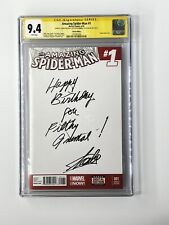 THE AMAZING SPIDER-MAN #1 CGC SS 9.4 STAN LEE SIGNED INSCRIBED HAPPY BIRTHDAY picture
