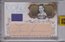 CELEBRITY CUTS LANA TURNER HI-LT HOLLYWOOD ICONS AUTOGRAPH MATERIALS CARD 1/1 picture