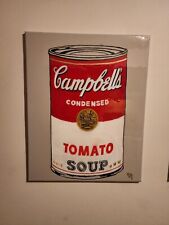 Warhol Campbell's Tomato Soup Painting Oil Resin Professional Original 1 of 1 picture