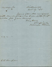 MARTIN VAN BUREN - AUTOGRAPH LETTER SIGNED 11/19/1845 picture
