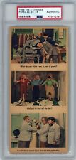 1959 Fleer Three 3 Stooges Gray Back 3-Panel Card PSA – Only 3 In The World picture