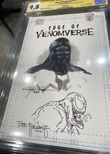 Edge of Venomverse #1 CGC 9.8 SS Sketch By Todd McFarlane & Clayton Crain WOW picture
