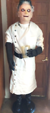 DR DOCTOR SHIVERS Animated 6ft Tall Mad Scientist Gemmy Halloween w/ Box Read picture
