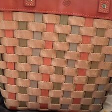 Longaberger Purse Basket. Hand Made In The U.S.A.  Maple, Nylon, and Leather. picture