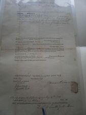 19TH C. 1809 LAND DEED FROM FATHER TO SON -GLASTONBURY, CT picture