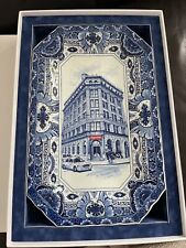 Supreme Royal Delft 190 Bowery Hand Painted Large Plate #149/150 Bogo picture