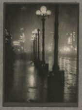 c.1909 ALVIN LANGDON COBURN NEW YORK - BROADWAY AT NIGHT picture