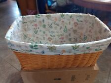 Longaberger Hostess Hope Basket With Protector And Botanical Fields Liner picture