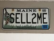 Sell 2 ME Maine License Plate Tag Vanity picture
