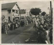 Press Photo Mardi Gras Carnival, Sheriff's Posse in parade, Okeanos - nox00052 picture