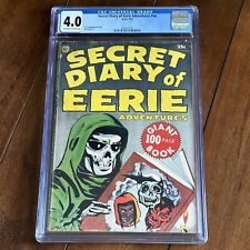 Secret Diary of Eerie Adventures #nn (1953) - Golden Age Horror - CGC 4.0 -Rare picture