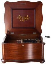 Regina Music Box Model 50 Mahogany Serpentine picture
