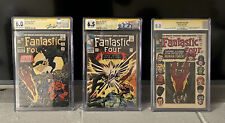 CGC Stan Lee Signed Fantastic Four #52 #53 & #54 1st 2nd & 3rd Black Panther App picture