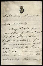 1871 ALFRED Duke of Edinburgh, AUCKLAND - NEW ZEALAND to Sir Henry Ponsonby picture
