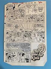 Original 1985 MARVEL COMIC Art~ Adventures of KOOL-AID MAN # 3 ~ DAN DeCARLO Art picture