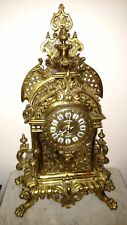 Antique large Tiffany & Co. NEW YORK Gothic ornate  BRONZE FIGURAL CLOCK  picture