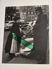 PAUL SUSSMAN 1949 Photo Rare Image 14x11 OLD  WOMAN STREET PEDDLER NYC Signs CAR picture