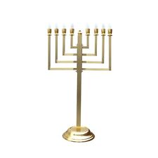 Handmade 9 Branches Large Electric Jerusalem Temple 12 Tribes of Israel Menorah picture