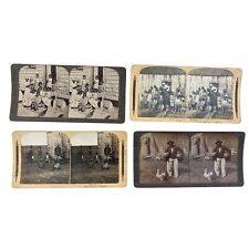 4 Stereoview Cards Black Americana 1895 1901 USA Stereo Card picture