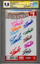 💥AMAZING SPIDER-MAN #1 CGC SS 9.8 STAN LEE SIGNED 11x IN COLORED SHARPIES💥 picture