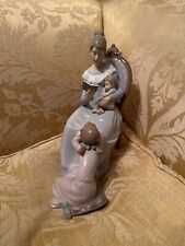 Lladro Porcelain Story Hour Mother Baby Child 5786 1999 Excellent Condition picture