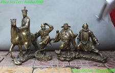 Chinese myth bronze Journey to the West Master and apprentice Learn Scripture picture