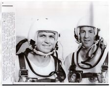 1965 Gemini 7 Astronauts Frank Borman James Lovell New Space Suit Wirephoto picture