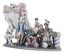 Lladro #1758 Circus Time Clowns Harlequin Jester Figurine $18300 picture