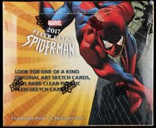 2017 Marvel Fleer Ultra Spider-Man Sealed Hobby Box PWCC USA Shipping Sketch PMG picture