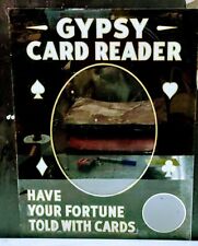 NOS Gypsy Card Reader Fortune Teller Reverse Painted Glass, Tarot Witch  Psychic picture