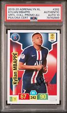 2019 PANINI ADRENALYN XL 262 KYLIAN MBAPPE COLLECTION PROMO AUTOGRAPH PSA 10 picture