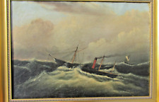 1841 Fitz Henry Lane CUNARD BRITANNIA unique with her shield on the correct side picture