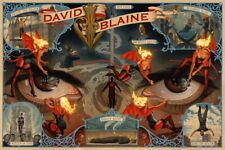 David Blaine Signed Decade of Magic Poster Beautiful Rare Artwork picture
