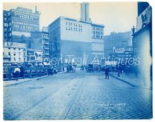 Antique Cyanotype Photograph of New York Edison Company, Lower Manhattan, 7