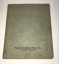 Arthur Davidson Rare Signed 1937 Harley-Davison Factory training Binder. JSA Coa picture