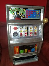 Vintage Waco Casino King Toy Slot Machine Bank. 1970s. Everything Works picture