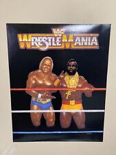 WWF Wrestlemania 1 Poster - 16x20 Excellent Condition RARE (No folds or creases) picture