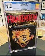 Frankenstein #1 1945 CGC 9.2 OW/W 2nd highest graded Key origin Of Frankenstein picture
