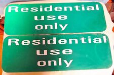 2 RESIDENTIAL USE ONLY Aluminum Street/Road/Traffic Sign Lot ~ 24 x 8 ~ S244 picture