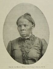 HARRIET TUBMAN PHOTO IN 1892 MAGAZINE~ARTICLE ABOUT HER ENTIRE LIFE~ RARE picture