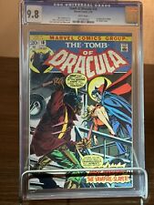 Tomb Of Dracula #10 (1973) CGC 9.8 White Pages - 1st Blade the Vampire Slayer picture