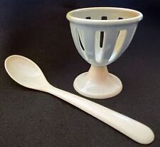 German Plastic Egg Cup & Spoon -DRGM- Vintage - Eierbecher mit Löffel picture