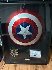 STAN LEE Signed Autographed Captain American Shield Marvel Legends EXCELSIOR COA picture
