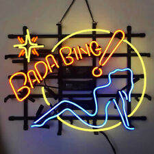 Neon Signs Bada Bing Girl Beer Bar Pub Store Party Homeroom Wall Decor 19x15 picture