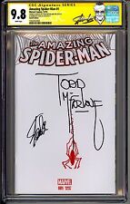 THE AMAZING SPIDER-MAN #1 CGC SS 9.8 STAN LEE SKETCH BY TODD MCFARLANE VARIANT picture