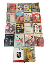 huge lot of 88 pc 18 different publishers vintage Pin-up magazines without cover picture