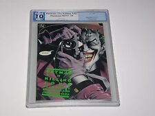 Batman: The Killing Joke PGX 10 Platinum MINT-Gem Green Tittle 1st Print Not-9.8 picture